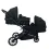 My Babiie MB33 Dani Dyer Tandem Pushchair - Black Leopard (MB33DDLB)