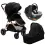 My Babiie MB250i Billie Faiers iSize Travel System - Black Quilted (MB250iBFQG)