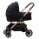 My Babiie MB250i Billie Faiers iSize Travel System - Black Quilted (MB250iBFQG)