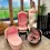 My Babiie MB200i Dani Dyer iSize Travel System - Pink Plaid (MB200iDDPP)