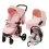 My Babiie MB200i Dani Dyer iSize Travel System - Pink Plaid (MB200iDDPP)