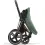 Cybex Priam Rose Gold Pushchair with Lux Carry Cot & Cloud T Car Seat - Leaf Green