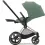 Cybex Priam Rose Gold Pushchair with Lux Carry Cot & Cloud T Car Seat - Leaf Green