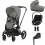 Cybex Priam Cloud T i-Size Bundles - Matt Black/Peach Pink