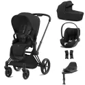 Cybex Priam Cloud T i-Size Bundles - Matt Black/Sepia Black