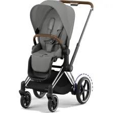 Cybex ePriam Pushchair - Chrome Brown/Mirage Grey