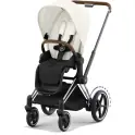 Cybex ePriam Pushchair - Chrome Brown/Off White