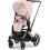 Cybex ePriam Pushchair - Chrome Black/Peach Pink