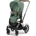 Cybex ePriam Pushchair - Chrome Brown/Leaf Green