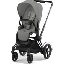 Cybex ePriam Pushchair - Matt Black/Mirage Grey