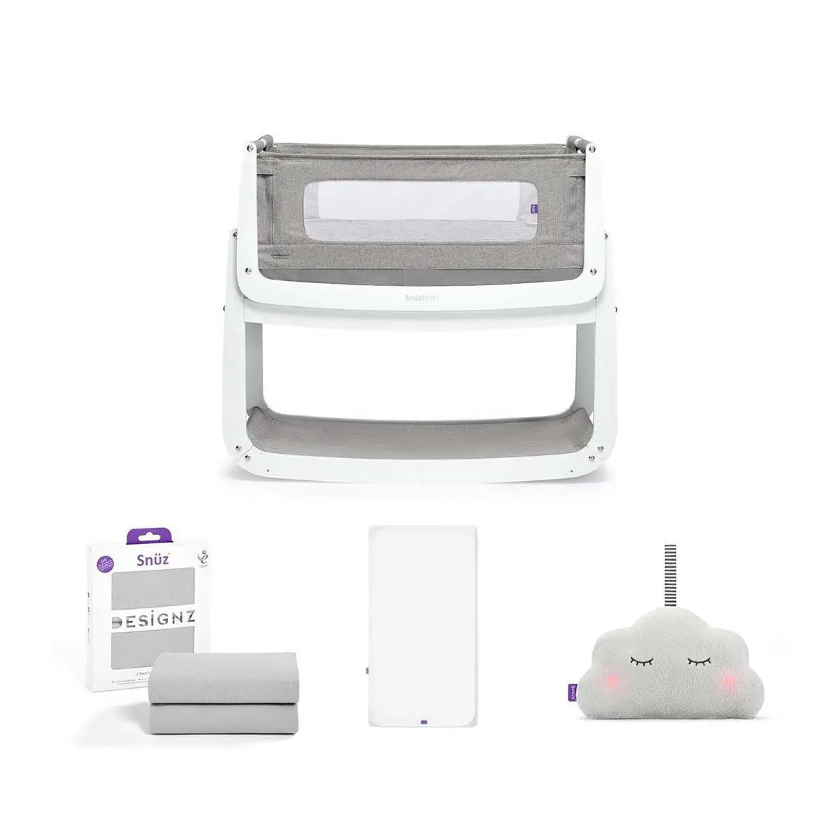 SnuzPod4 Bedside Crib Bundle Package