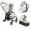 Tutti Bambini Koji 5 Pieces Travel Bundle with ByGo Car Seat - Oatmeal/Black