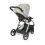 Tutti Bambini Arlo 5 Pieces Travel Bundle with ByGo Car Seat - Oatmeal/Chrome