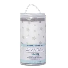 Airwrap 2 Sided Cot Liner Bumper - Starry Night Grey (CL)