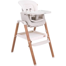 Tutti Bambini Nova Evolutionary Highchair - Ecru/Scandinavian Walnut