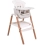 Tutti Bambini Nova Evolutionary Highchair - Ecru/ Scandinavian Walnut