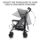 Kinderkraft Tik Umbrella Stroller - Grey