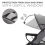 Kinderkraft Tik Umbrella Stroller - Grey