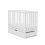 Obaby Bantam Space Saver Cot & Under Drawer-White 