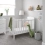 Obaby Grace Mini Cot Bed-White 