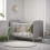 Obaby Grace Cot Bed-Warm Grey 