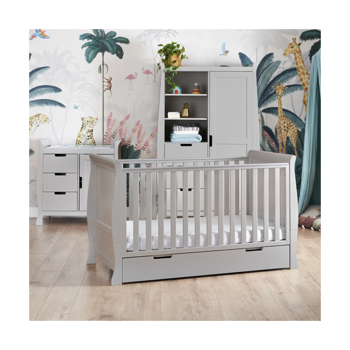 Obaby Stamford Classic Sleigh 3 Piece Furniture Roomset