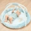 Nattou Romeo, Jules and Sally Stuffed Playmat with Arches - Blue/Mint !