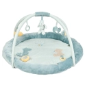 Nattou Romeo, Jules and Sally Stuffed Playmat with Arches - Blue/Yellow