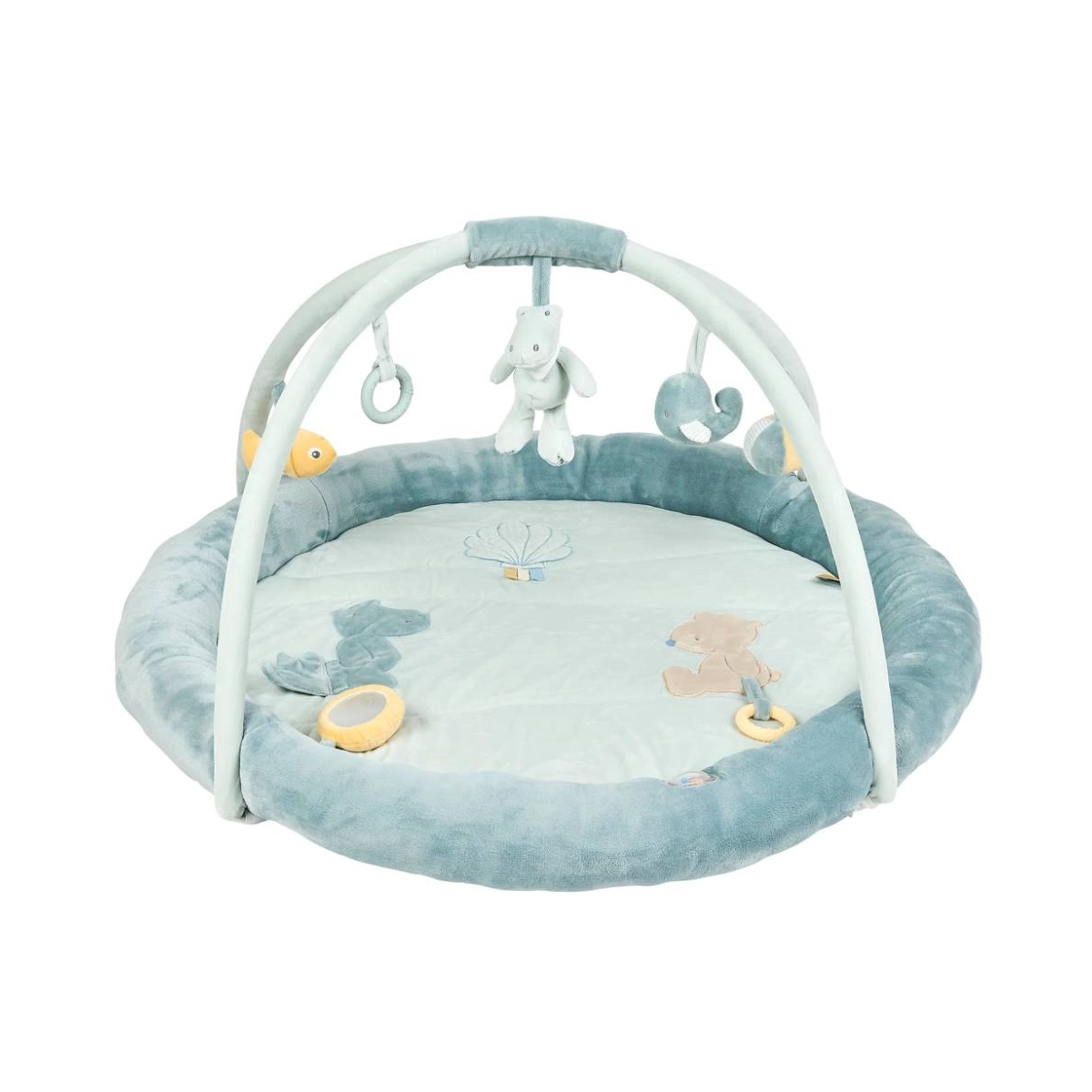 Nattou Romeo Jules and Sally Stuffed Playmat with Arches