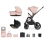 Venicci Tinum Upline 3in1 Travel System - Misty Rose