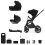 Venicci Tinum Upline 3in1 Travel System With Isofix Base - All Black