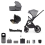 Venicci Tinum Upline 3in1 Travel System with Isofix Base - Slate Grey