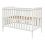 Kiddies Kingdom Havana Spacesaver Cot-White + FREE MATTRESS!