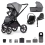 Venicci Tinum Upline (Cloud T) Travel System Bundle - Slate Grey