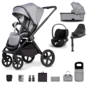 Venicci Tinum Upline 12 Piece Cloud T Travel System - Classic Grey