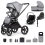 Venicci Tinum Upline (Cloud T) Travel System Bundle - Classic Grey