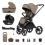 Venicci Upline SE 3in1 Travel System with Engo Isofix Base - Powder