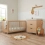 Tutti Bambini Fika 2 Piece Room Set - White/Light Oak