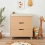 Tutti Bambini Fika 2 Piece Room Set - White/Light Oak