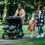 Red Kite Push Me DUBL-Double Twin Stroller - Black