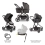 Red Kite Savanna i Zebra 3 in 1 Travel System - Black