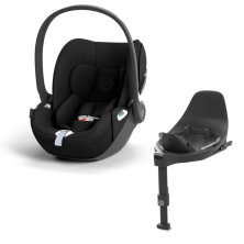 Cybex Cloud T i-Size Baby Car Seat Bundle with Isofix Base - Sepia Black