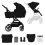 Kinderkraft Yoxi 2 in 1 Pram System - Pure Black