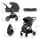 Kinderkraft Yoxi 2 in 1 Pram System - Moonlight Grey