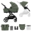 Kinderkraft Yoxi 2 in 1 Pram System - Mystic Green