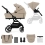 Kinderkraft Yoxi 2 in 1 Pram System - Sand Beige