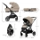 Kinderkraft Yoxi 2 in 1 Pram System - Sand Beige