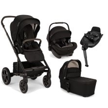 Nuna Mixx Next (Arra Next) Travel System Bundle+ I-Size Base - Caviar (New 2024)