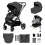 Kinderkraft Yoxi 4in1 Travel System - Moonlight Grey