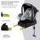 Kinderkraft Yoxi 4in1 Travel System - Moonlight Grey